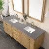 Laurent 72" Double Light Natural Oak (Vanity Only Pricing)